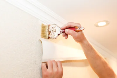 Pose de papier peint à la Force — revêtements muraux et toiles de verre